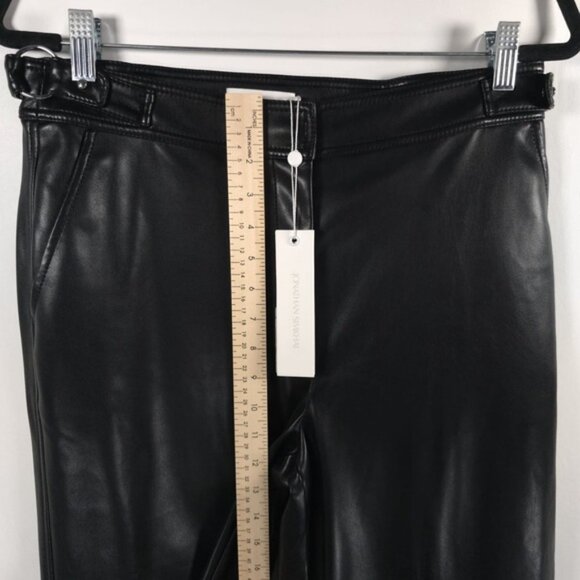 NWT JONATHAN SIMKHAI Faux Leather Wide Leg Pants STYLE 522-4058-V Jamie Size 10 - Picture 5 of 15
